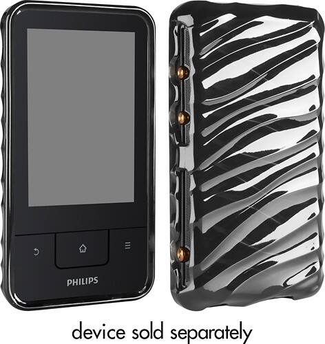 Angle Standard. Philips - Soft Shell Case for Philips Connect MP3 Players - Charcoal.