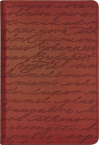Front Standard. Verso - Artist Series Cities Cover for Select E-Readers and Tablets - Red.