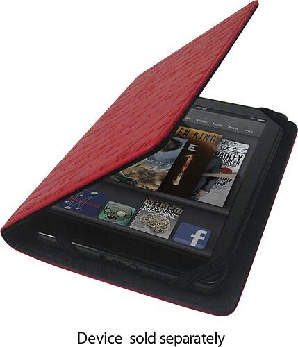 Alt View Standard 1. Verso - Artist Series Cities Cover for Select E-Readers and Tablets - Red.