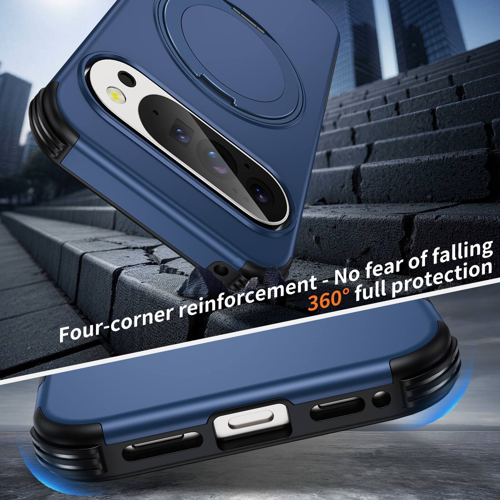 Four-corner reinforcement - No fear of falling 360° full protection