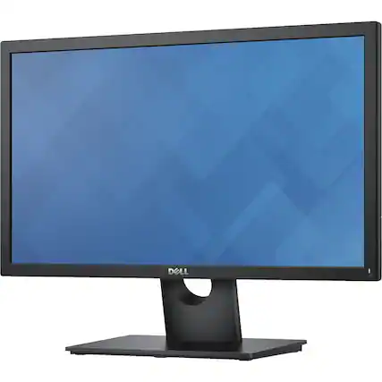 Front. Dell - 22" LCD FHD Monitor (DisplayPort VGA) - Black.