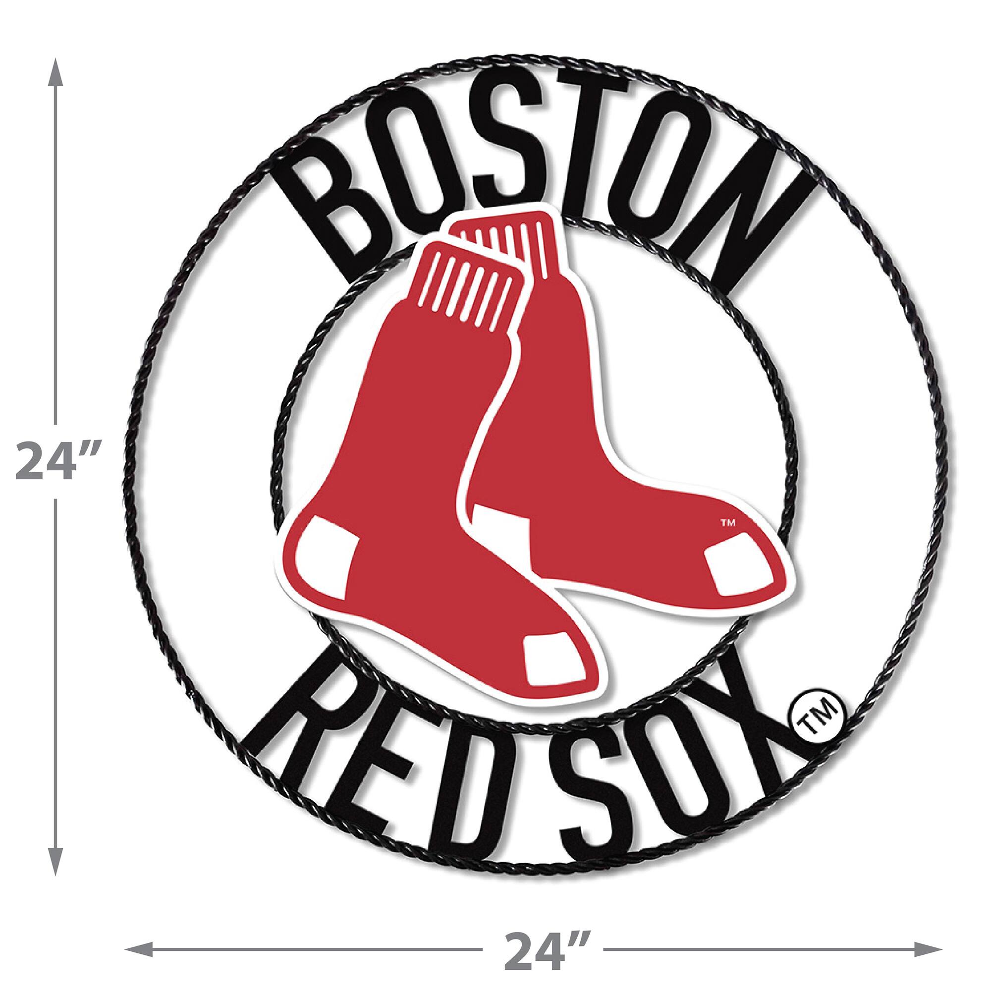 BOSTON  
RED SOX  

24"  
24"