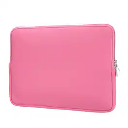 Unique Bargains - Laptop Case - Polyester Computer Sleeve Carrying Bag, Waterproof Protective Cover for 11" Notebook - Pink
