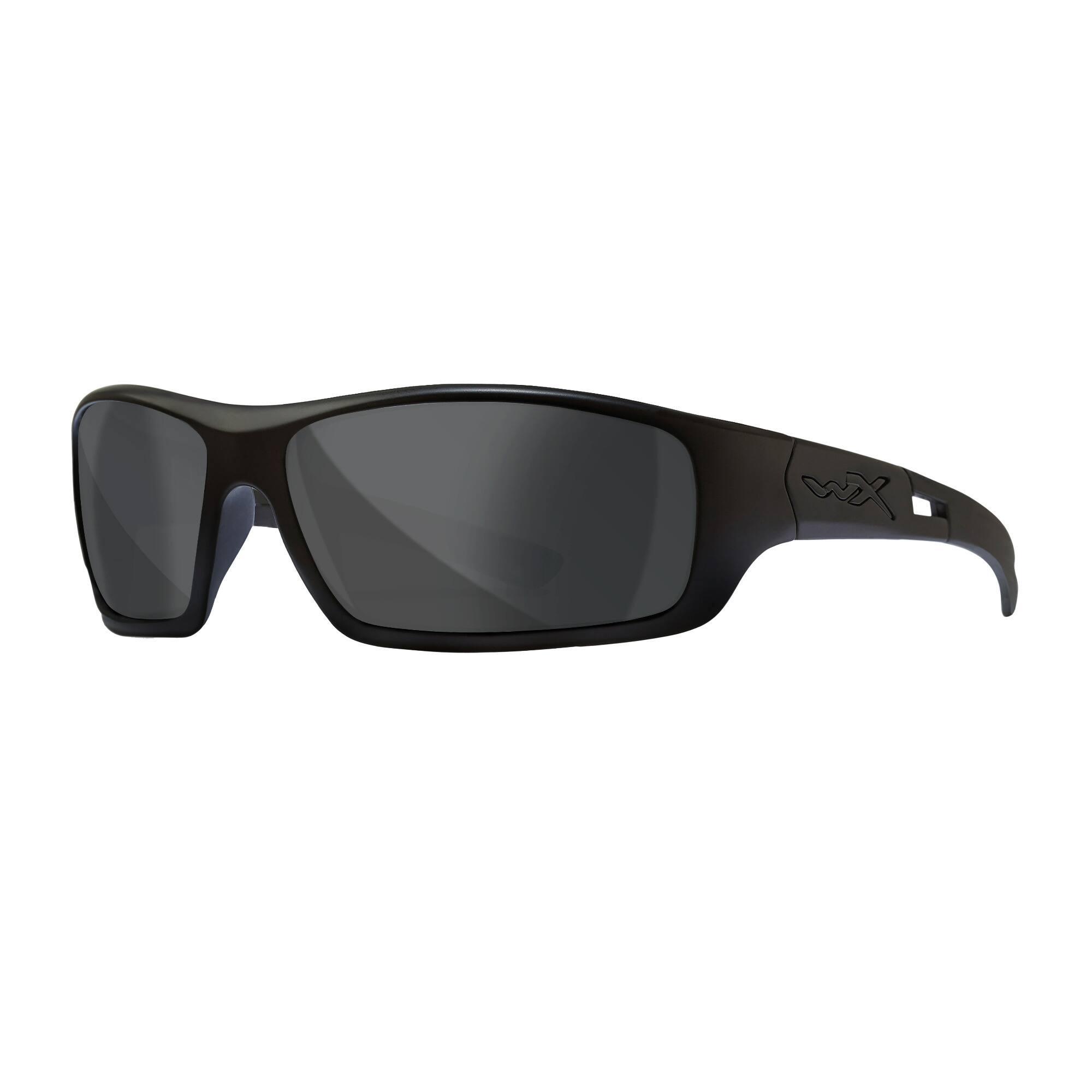 Angle. Wiley X - Wiley X Active Lifestyle Slay Sunglasses (Smoke Gray Lens, Matte Black Frame) - Gray.