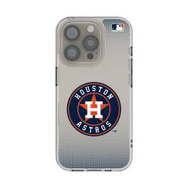 Keyscaper - MLB - Houston Astros Linen Logo iPhone Clear Case - 15 - Multicolor