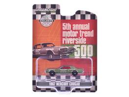 Greenlight - 1967 Mercury Cougar "Riverside 500 Pace Car - Motor Trend Car of the Year" "Hobby Exclusive" 1/64 - Green Metallic