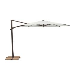 Mondawe - 11' Octagon Cantilever Patio Umbrella Bronze Frame - Natural