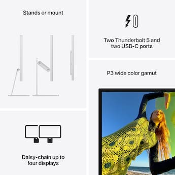 Apple Studio Display Standard glass VESA mount adapter Silver Apple Studio Display Standard glass VESA mount adapter Silver