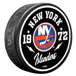 Mustang Drinkware - New York Islanders Bolt Hockey Puck - Multicolor