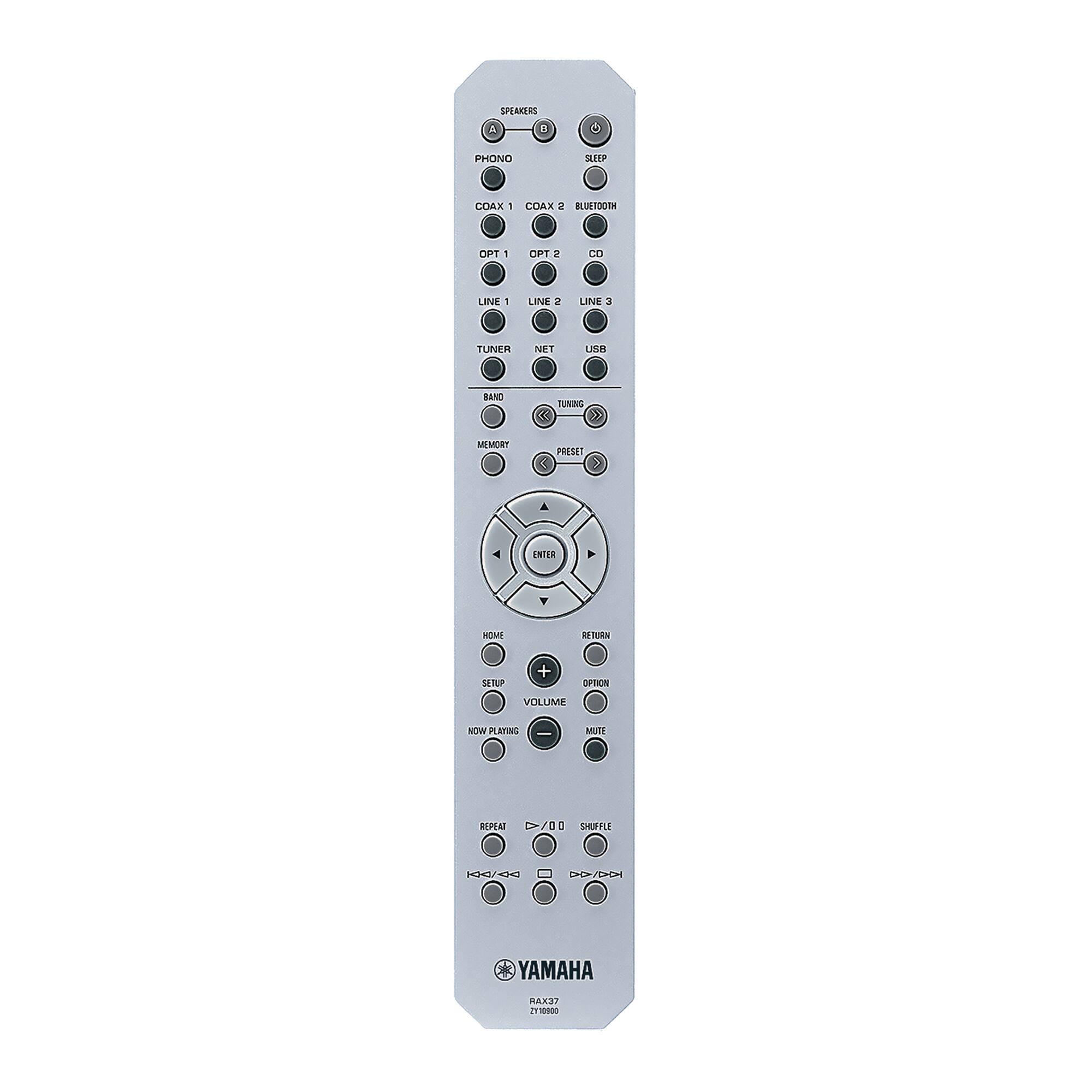 Alt View 14. Yamaha - Bluetooth 120-Watt 2.0-Channel Network Stereo Receiver with Remote - Silver.