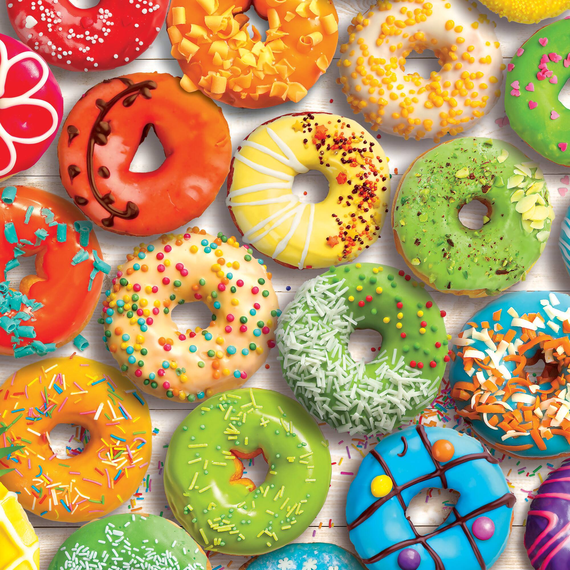 Alt View 11. Eurographics - Puzzle Tin: Donut Rainbow - 550 Piece Jigsaw.