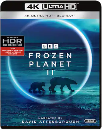 Front. Frozen Planet II - 4K Blu-Ray.