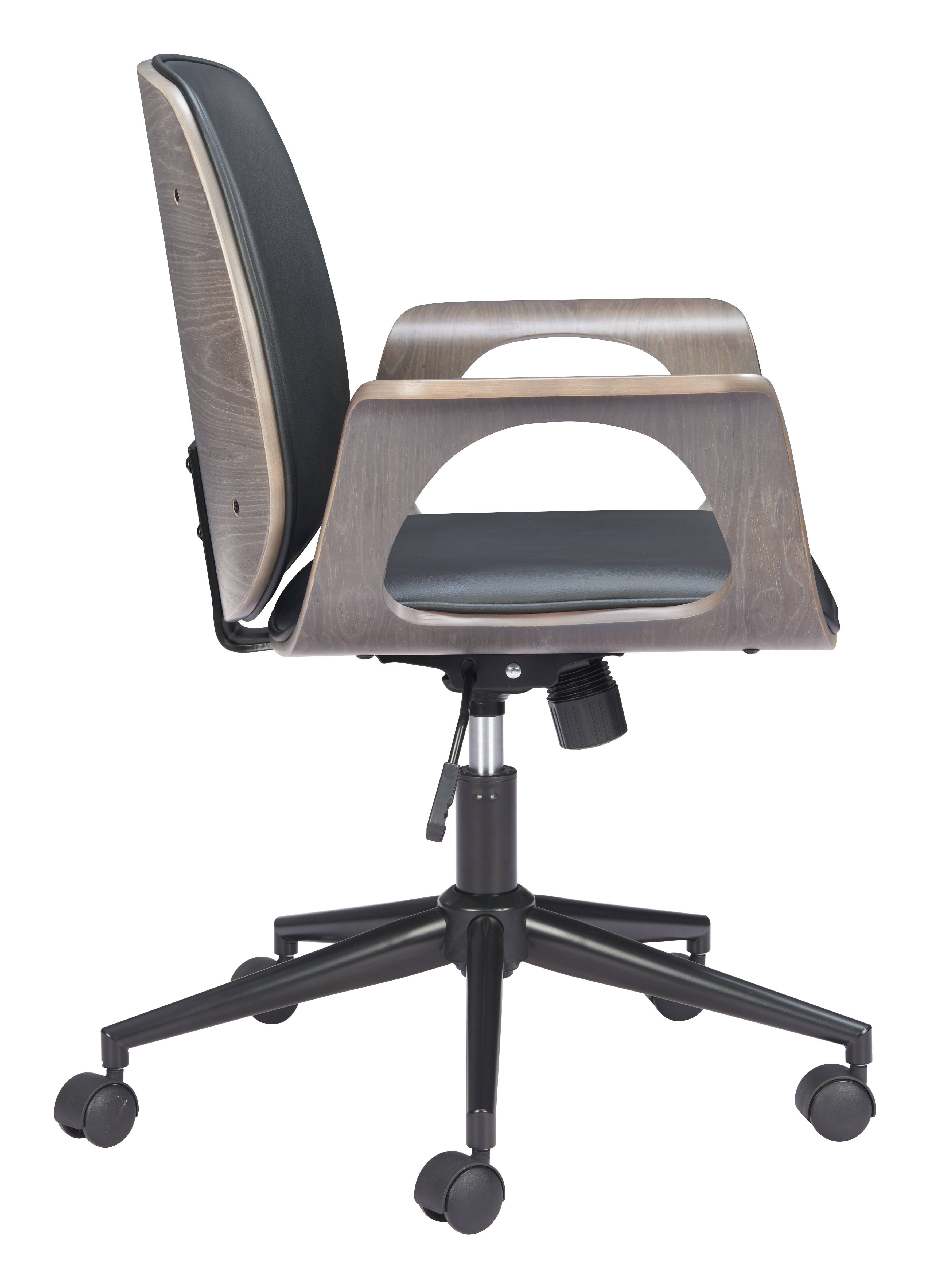 Back. Hivvago - Ali Office Chair Black - Black.