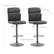 Alt View 15. CorLiving - Palmer Adjustable High Back Barstool (set of 2) - Black.
