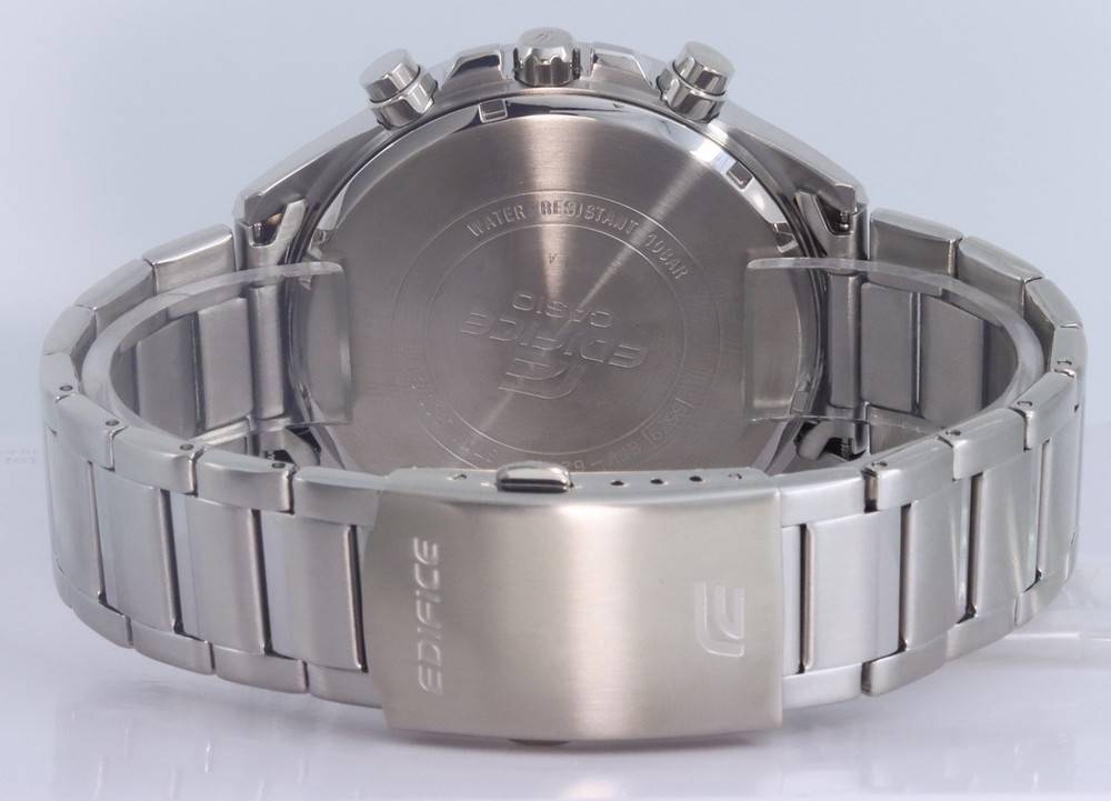 WATER RESISTANT 100 BAR  
CASIO EDIFICE