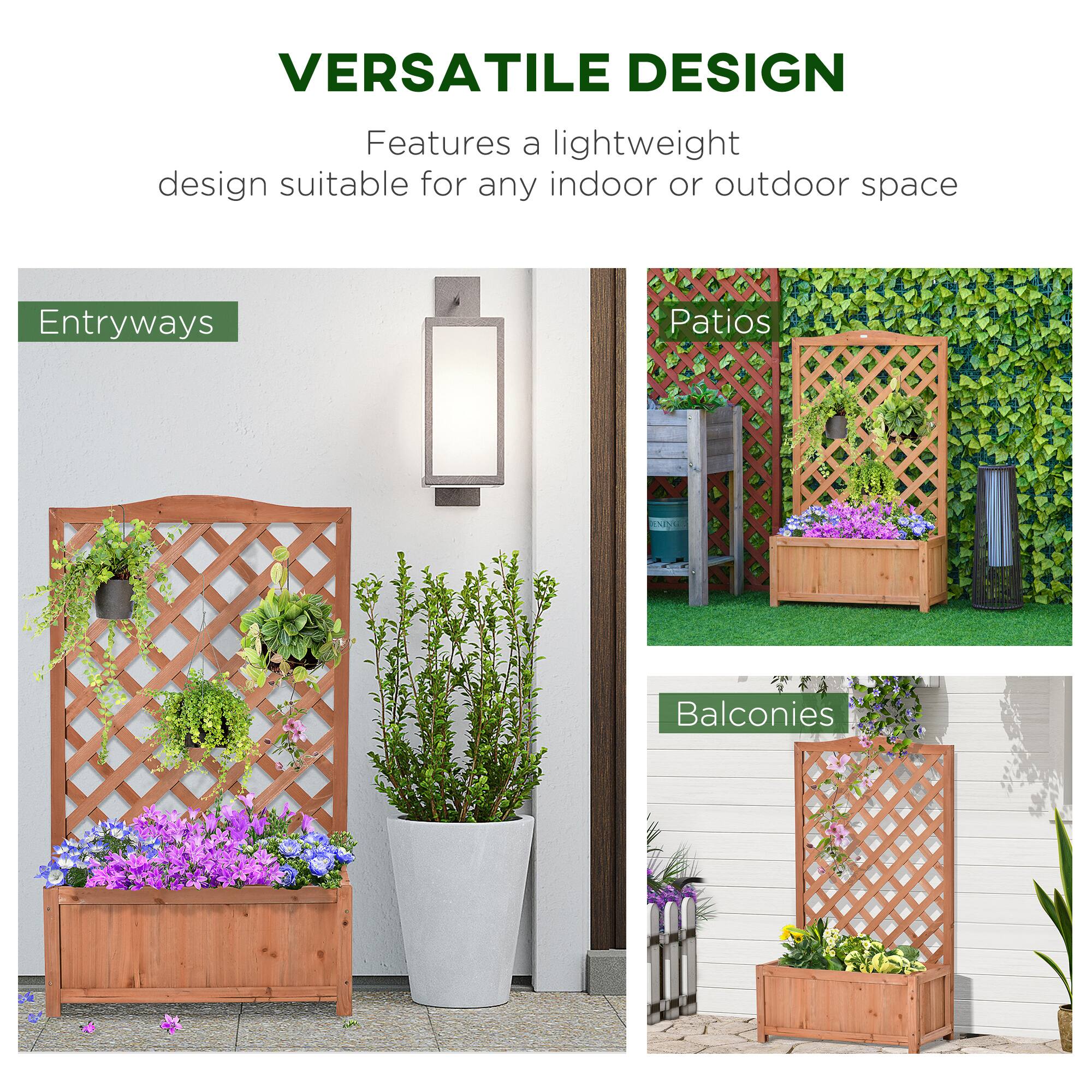 VERSATILE DESIGN  
Features a lightweight design suitable for any indoor or outdoor space  

Entryways  
Patio  
Balconies