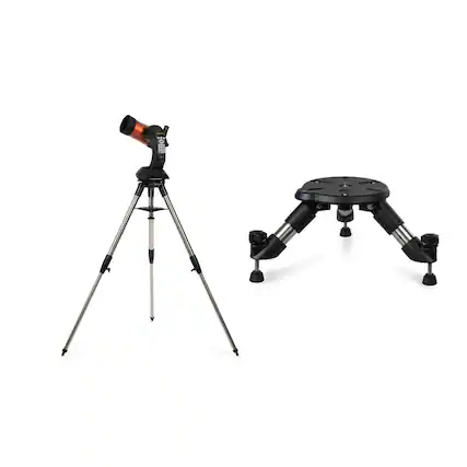 Front. Celestron - Celestron Nexstar 4SE Maksutov-Cassegrain GoTo Telescope with Table Top Tripod.