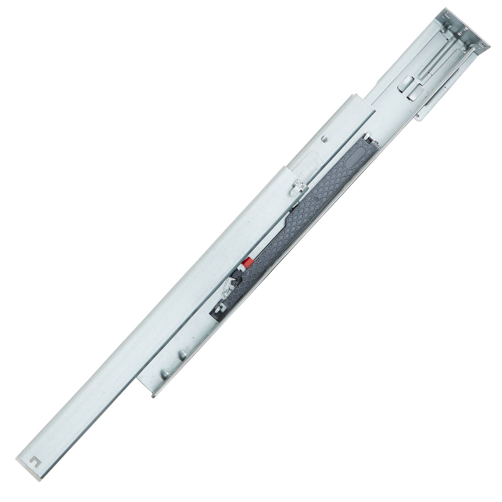 Alt View 5. VEVOR - 6 Pairs of 15 Inch Drawer Bottom Side Mount Rails, Heavy Duty Full Ball Bearing Extension Steel Track - Silver.