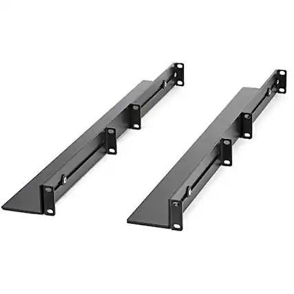 Front. Startech - 1U Server Rack Rails with Adjustable Mounting Depth.