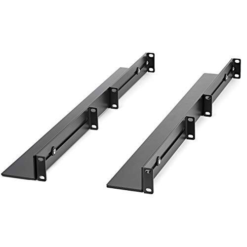 Front. Startech - 1U Server Rack Rails with Adjustable Mounting Depth.