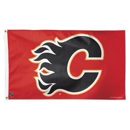 WinCraft - Calgary Flames Deluxe 3' x 5' One-Sided Flag - Multicolor