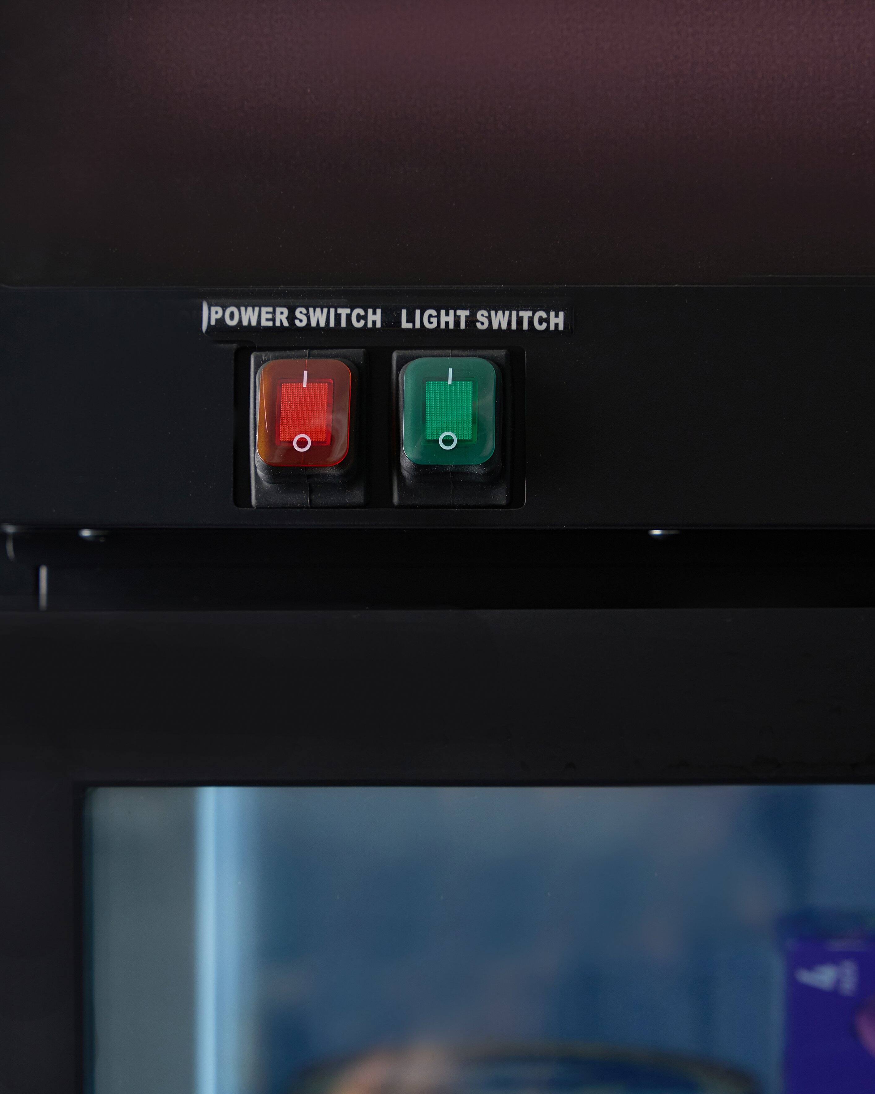 The text on the image reads "POWER SWITCH LIGHT SWITCH."