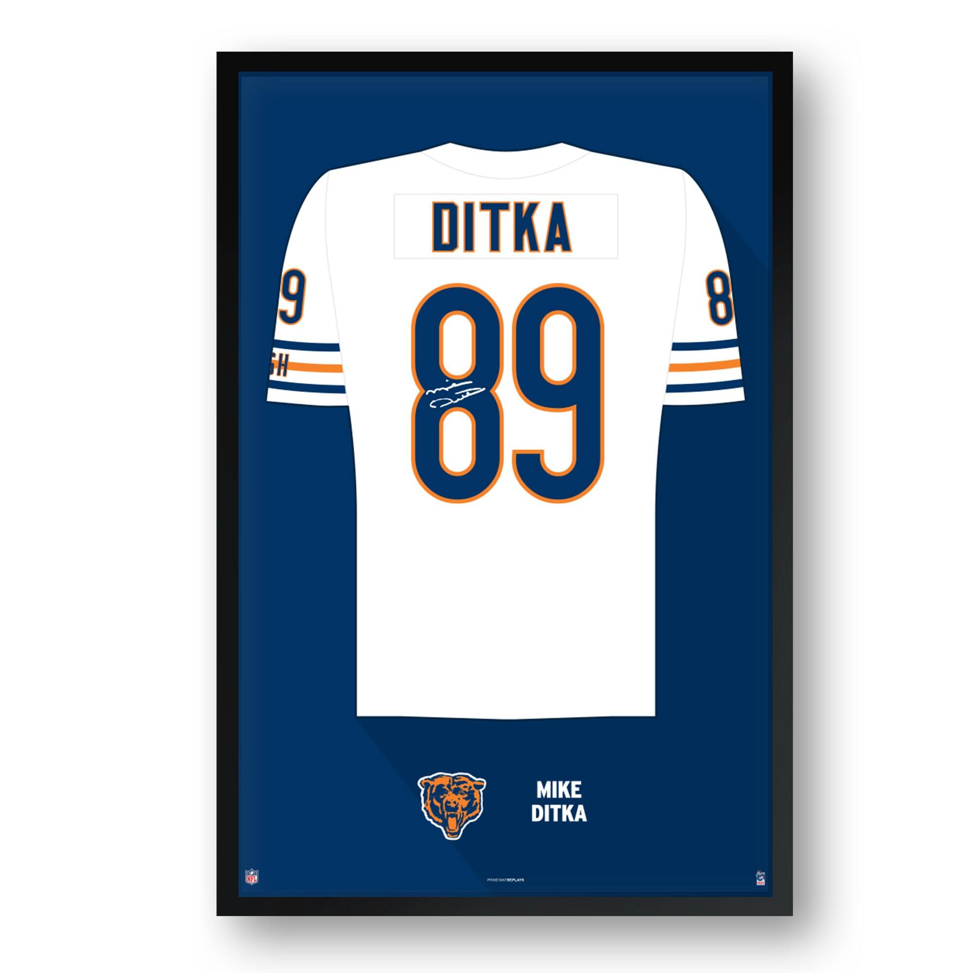 Mike Ditka Chicago Bears Framed 27" x 39" Retired Jersey Art Print
