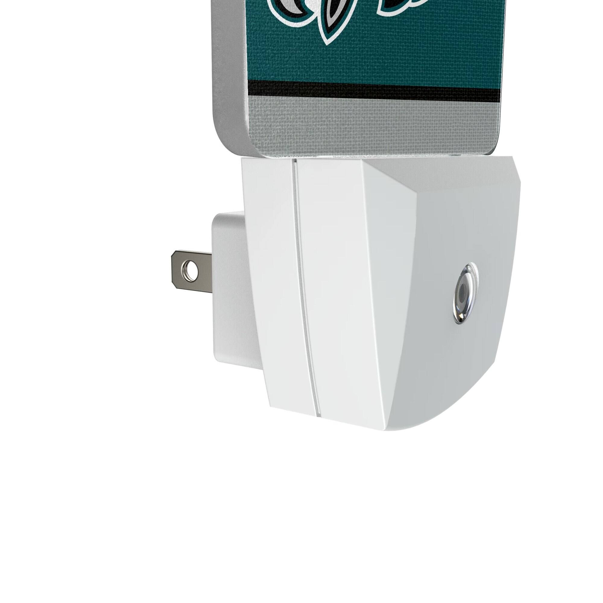 Alt View 2. Keyscaper - Philadelphia Eagles Stripe Design Nightlight 2-Pack - Multicolor.