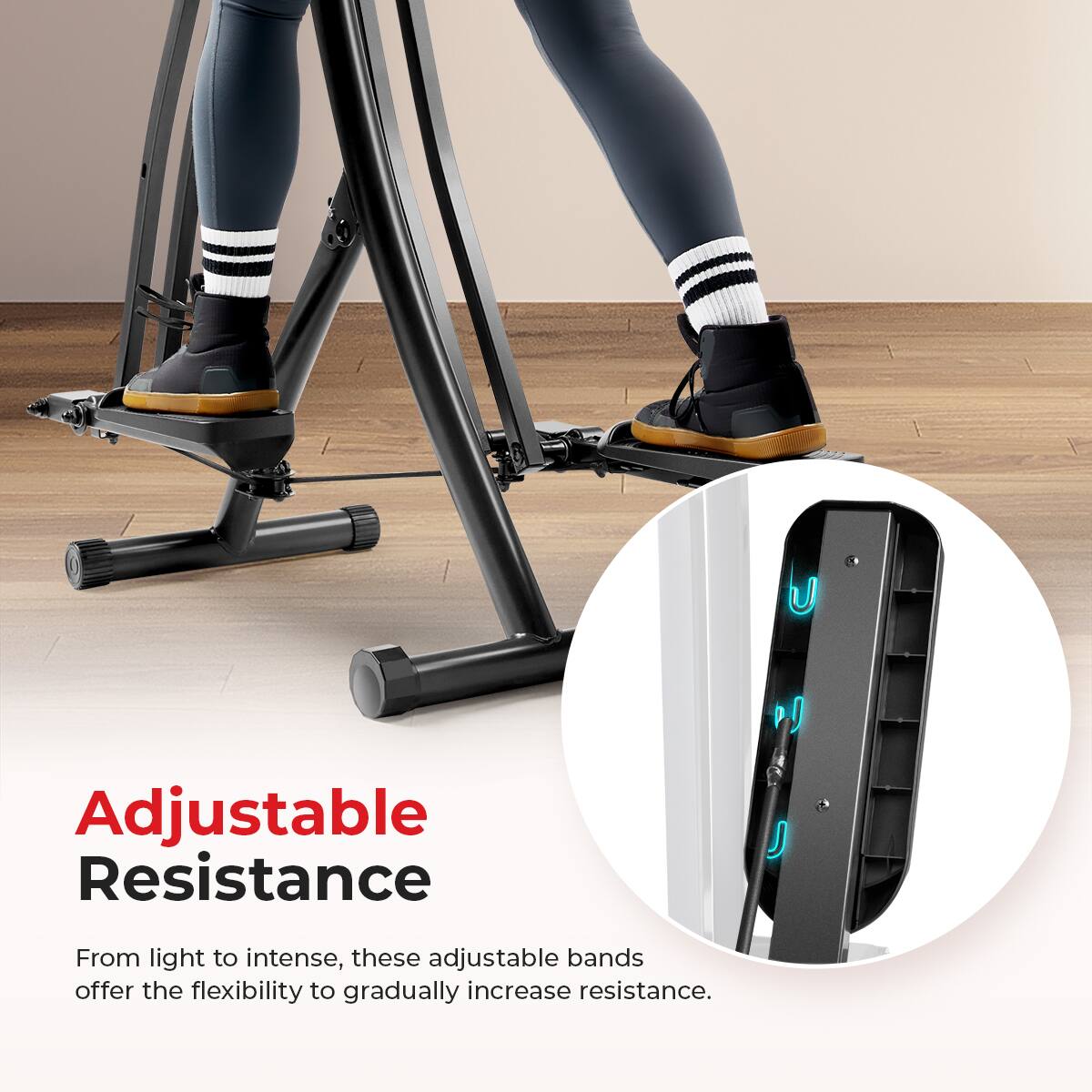 Adjustable Resistance

From light to intense, these adjustable bands offer the flexibility to gradually increase resistance.