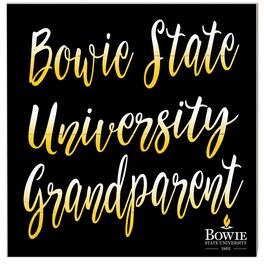 Jardine - Bowie State Bulldogs 10'' x 10'' Grandparent Plaque - Black
