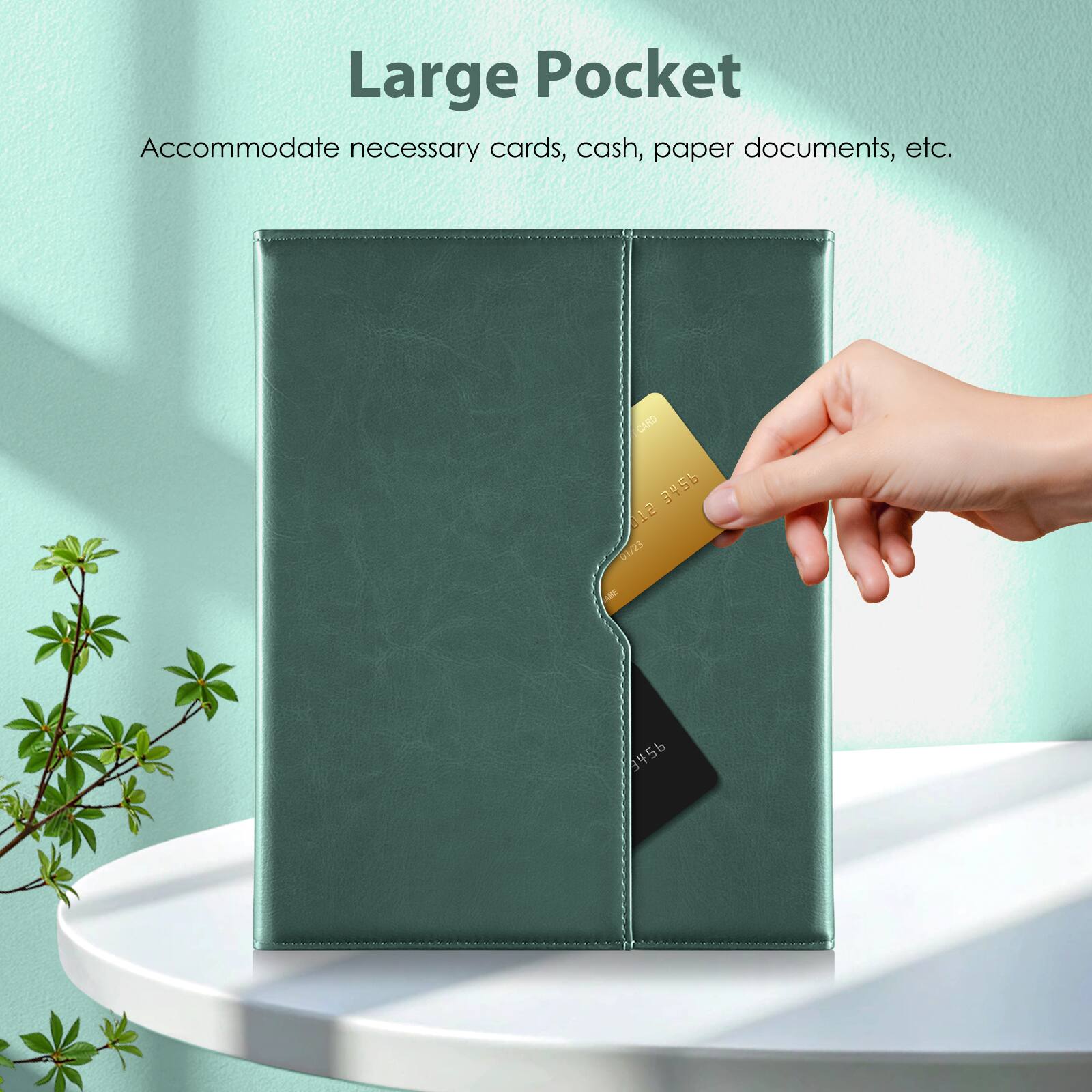 Large Pocket  
Accommodate necessary cards, cash, paper documents, etc.  
CARD 345 1E 01/23 - 4456