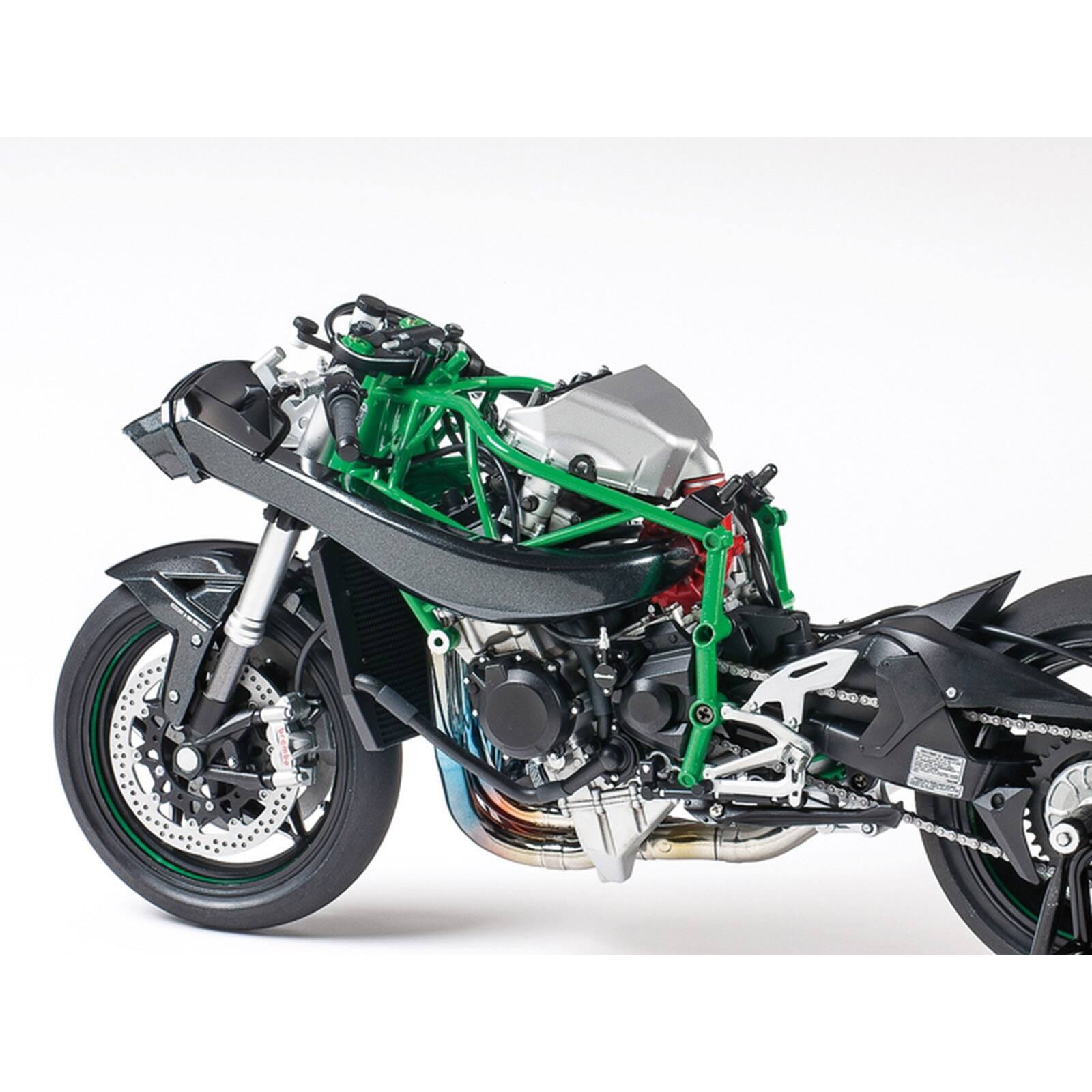 Alt View 1. Tamiya - Model Kit Kawasaki Ninja H2R Motorcycle 1/12 Scale Model by Tamiya.