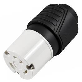 HQRP - NEMA L5-30C Locking Female Plug 30 A 125 V 2-Pole 3-Wire Ground UL Listed for Generator - Black
