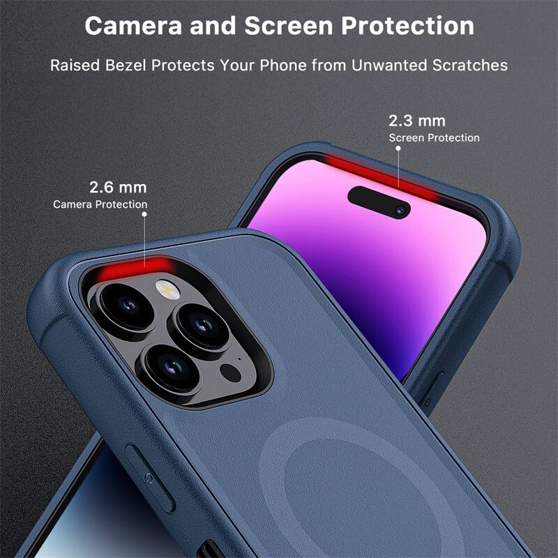 Camera and Screen Protection
Raised Bezel Protects Your Phone from Unwanted Scratches
2.3 mm Screen Protection
2.6 mm Camera Protection