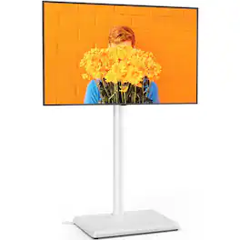 Rfiver - 32-60 inches wooden base TV stand - White