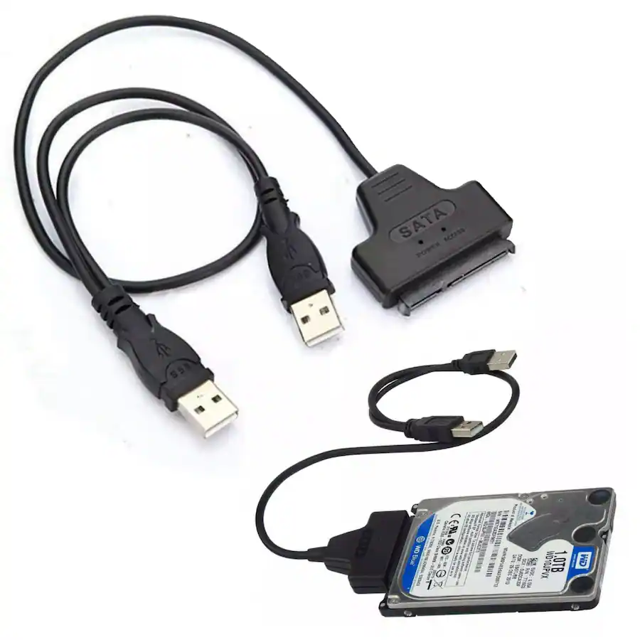 Speed Adapter Drive Sanoxy USB 2.0 SATA IDE Adapter Cable Kit External Power 2.5 3.5 Drive ...