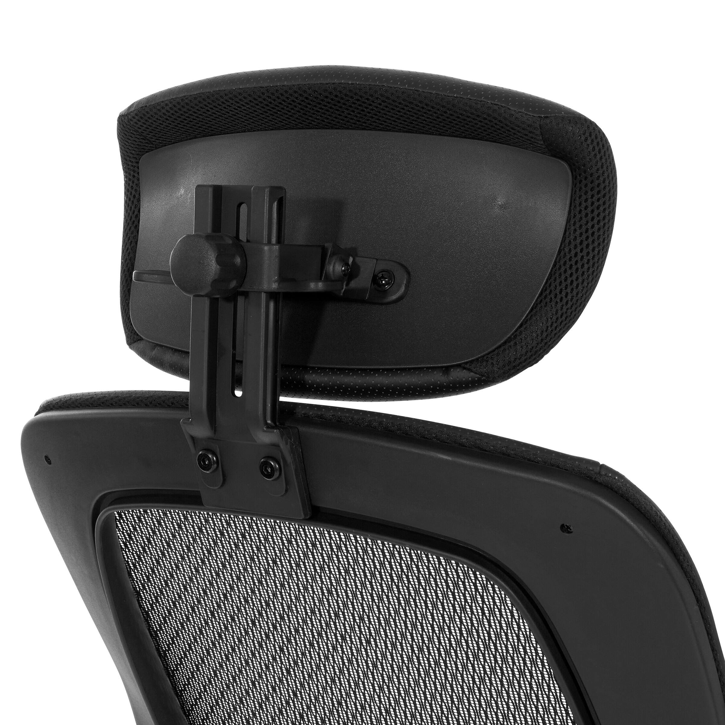 Alt View 17. OSP Home Furnishings - Executive Breathable Mesh Black Chair - Black.