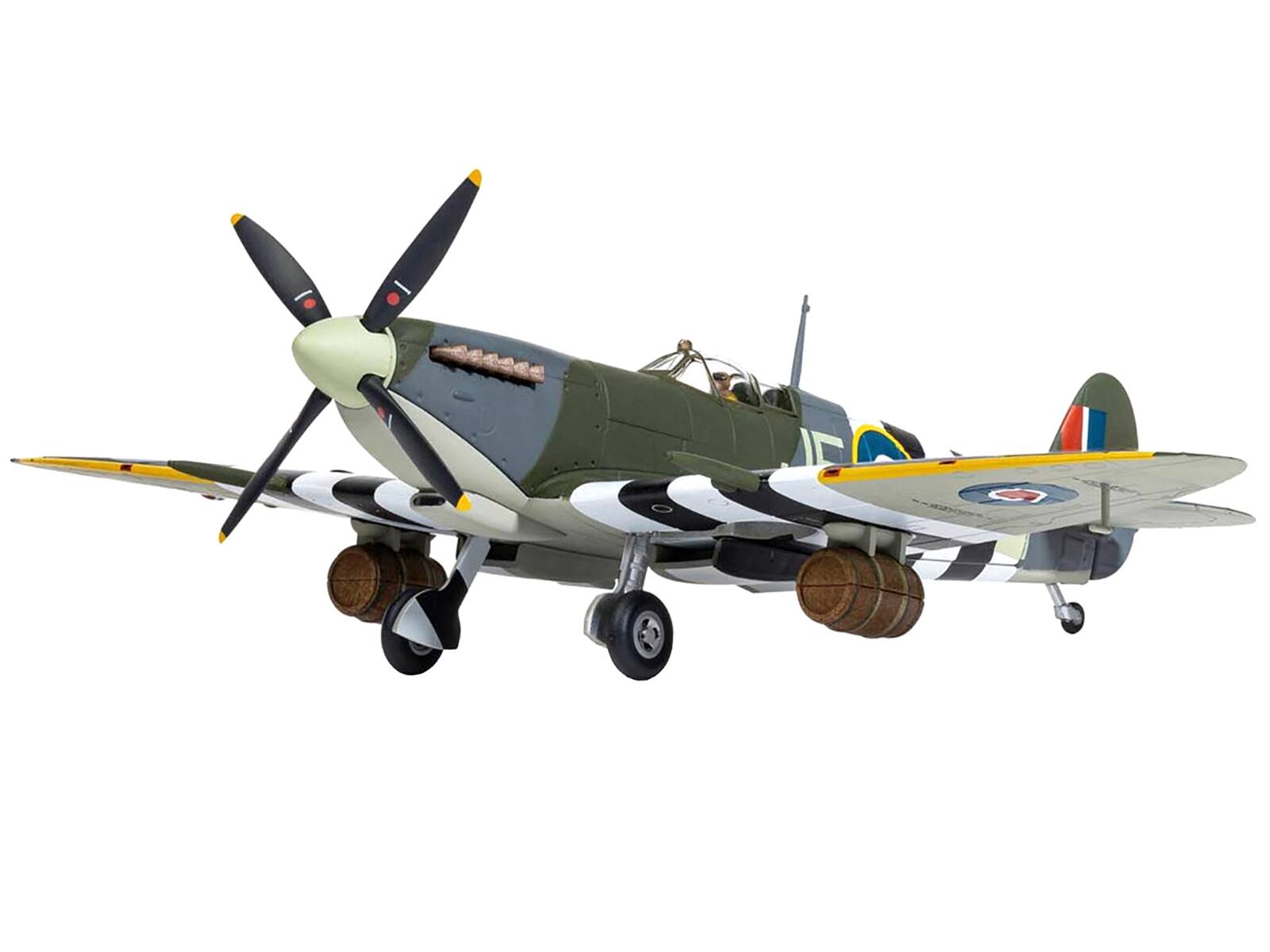 Angle. Corgi - Supermarine Spitfire Mk.IX w/ Cmdr J.E. "Johnnie" Johnson 144 Wing RCAF Spitfire Beer Truck D-Day Normandy 1/72 - Multi.
