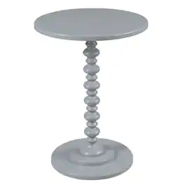 Convenience Concepts - Palm Beach Spindle Table - Gray