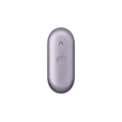 Front. PLAUD - NotePin S Smart AI Voice/Audio Recorder with 64 GB Internal Memory and Digital Operation - Purple.
