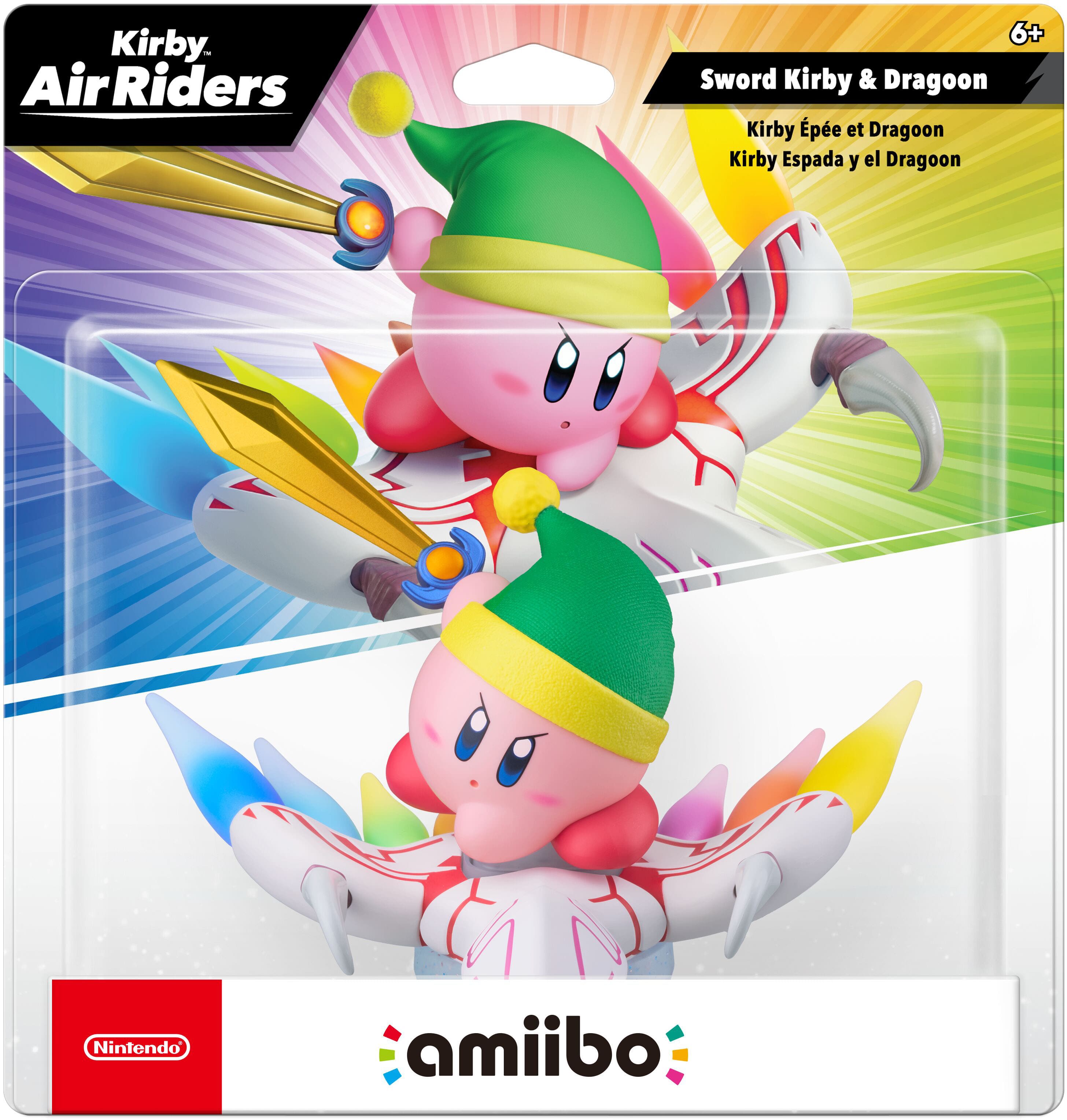 Nintendo - amiibo - Sword Kirby & Dragoon - Kirby Air Riders Series - Multi