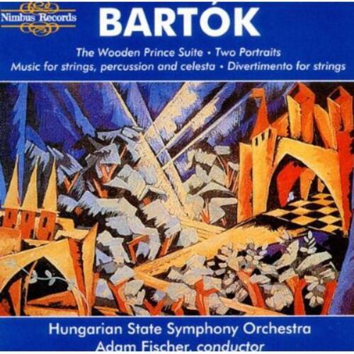 Nimbus Records

BARTOK

The Wooden Prince Suite • Two Portraits  
Music for strings, percussion and celesta • Divertimento for strings

Hungarian State Symphony Orchestra  
Adam Fischer, conductor