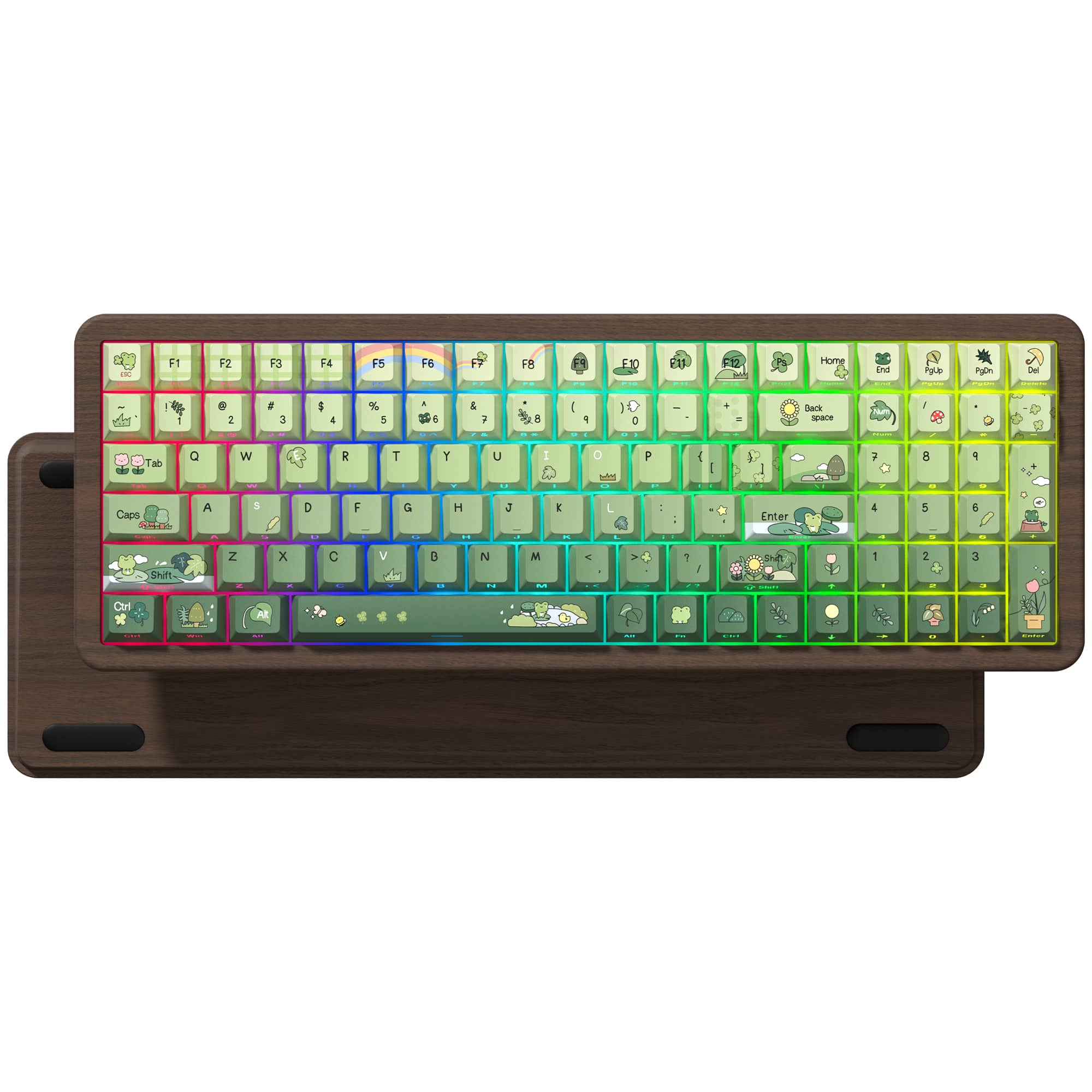 Womier - WD99 Wood Creamy Keyboard with Number Pad, Wireless Mechanical Keyboard with QMK/VIA,POM Linear Switch for PC/Mac - Green price history on PriceWatchPro