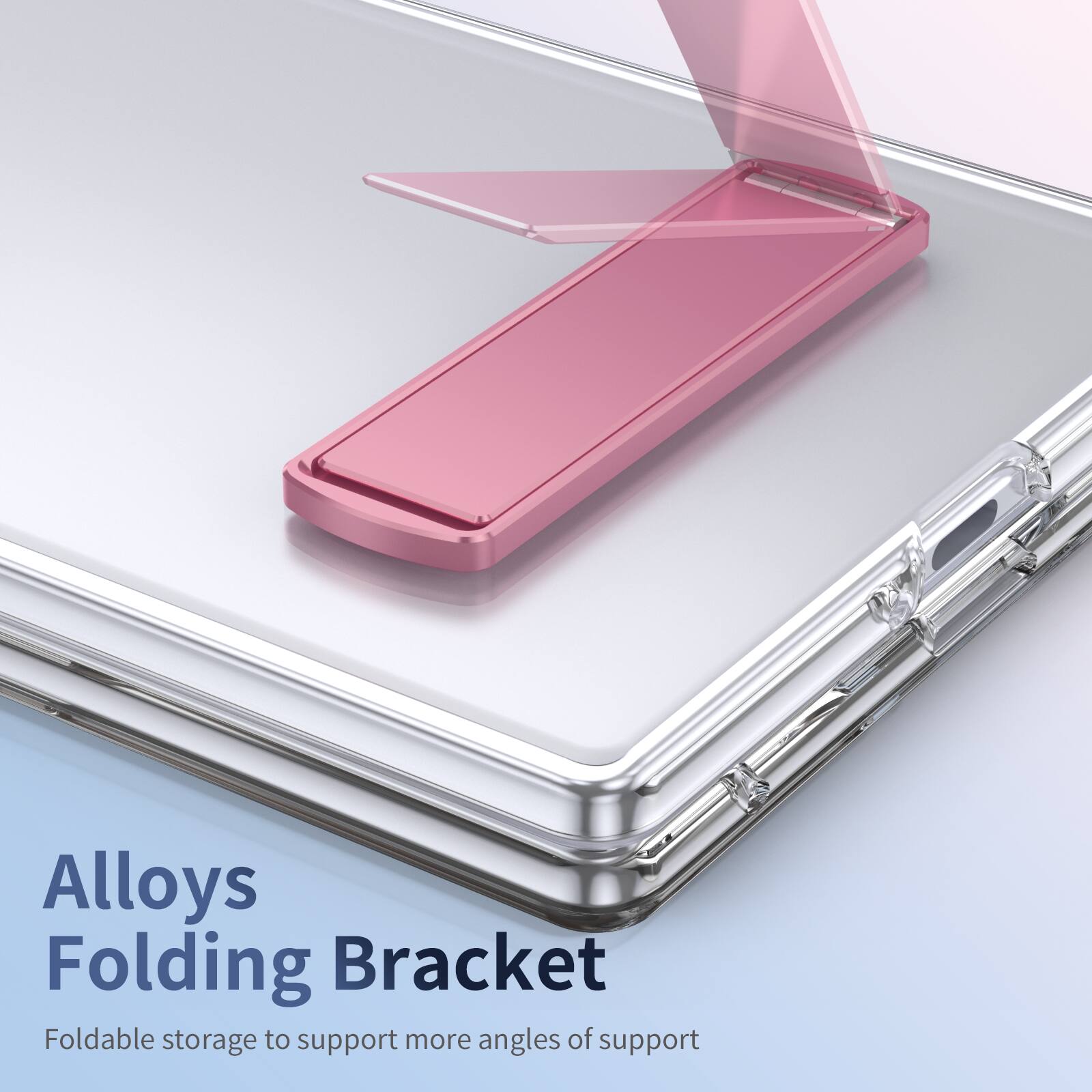 Alloys Folding Bracket  
Foldable storage to support more angles of support