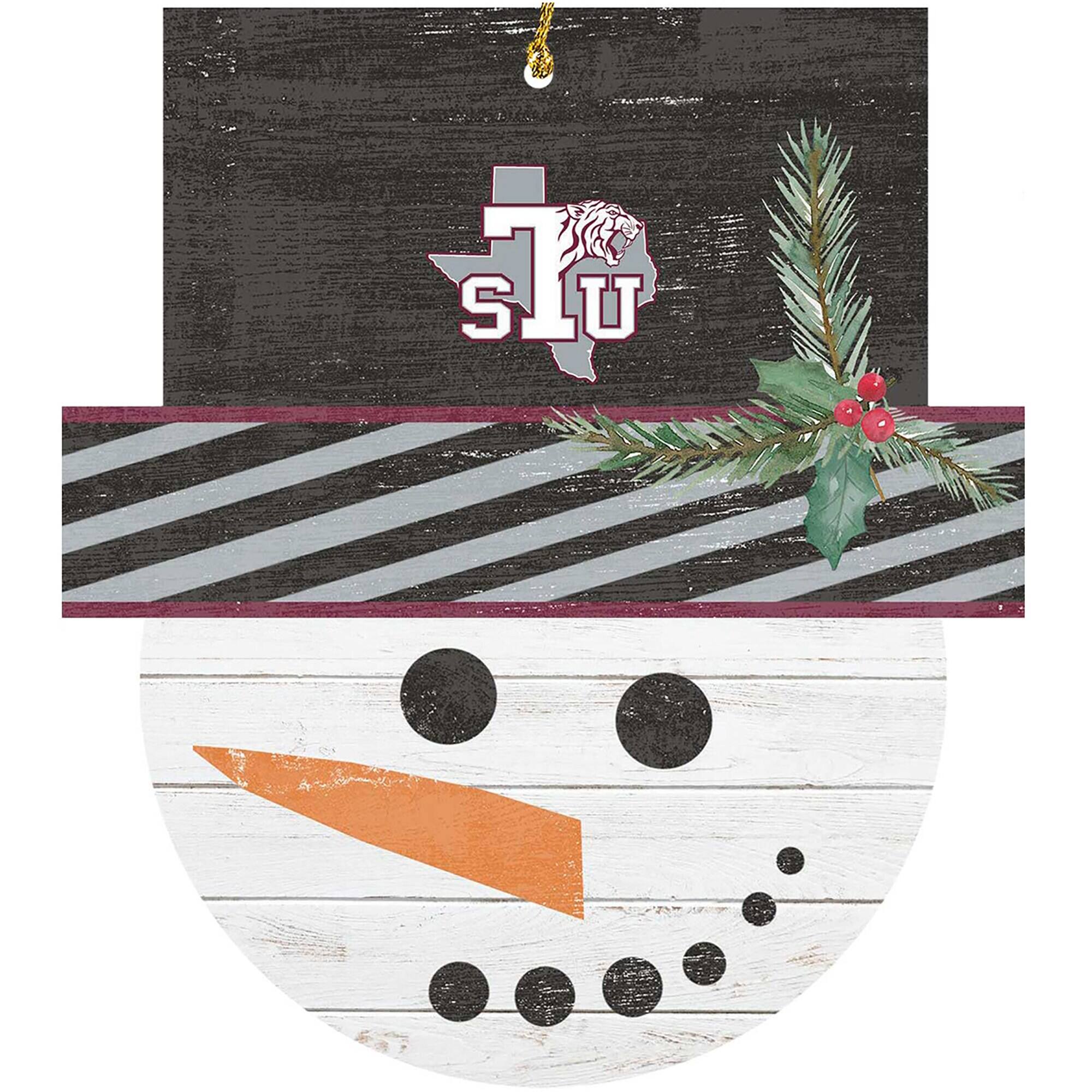 Alt View 3. Jardine - Texas Southern Tigers Ornament Bundle - White.