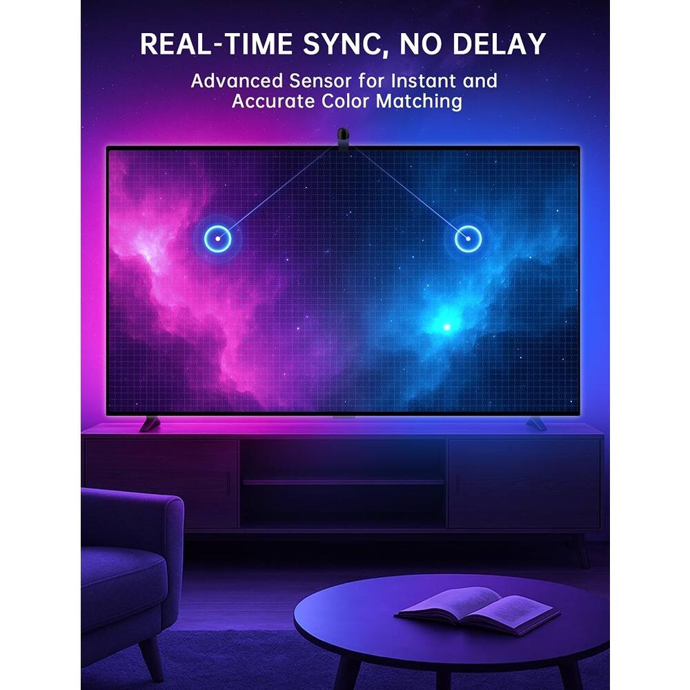 REAL-TIME SYNC, NO DELAY  
Advanced Sensor for Instant and Accurate Color Matching