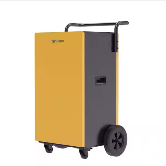 Edendirect - 200 pt. 8,000 sq.ft. Bucketless Commercial Dehumidifier in. Yellows/Golds with Pump, 24 H Timer，Automatic Defrosting