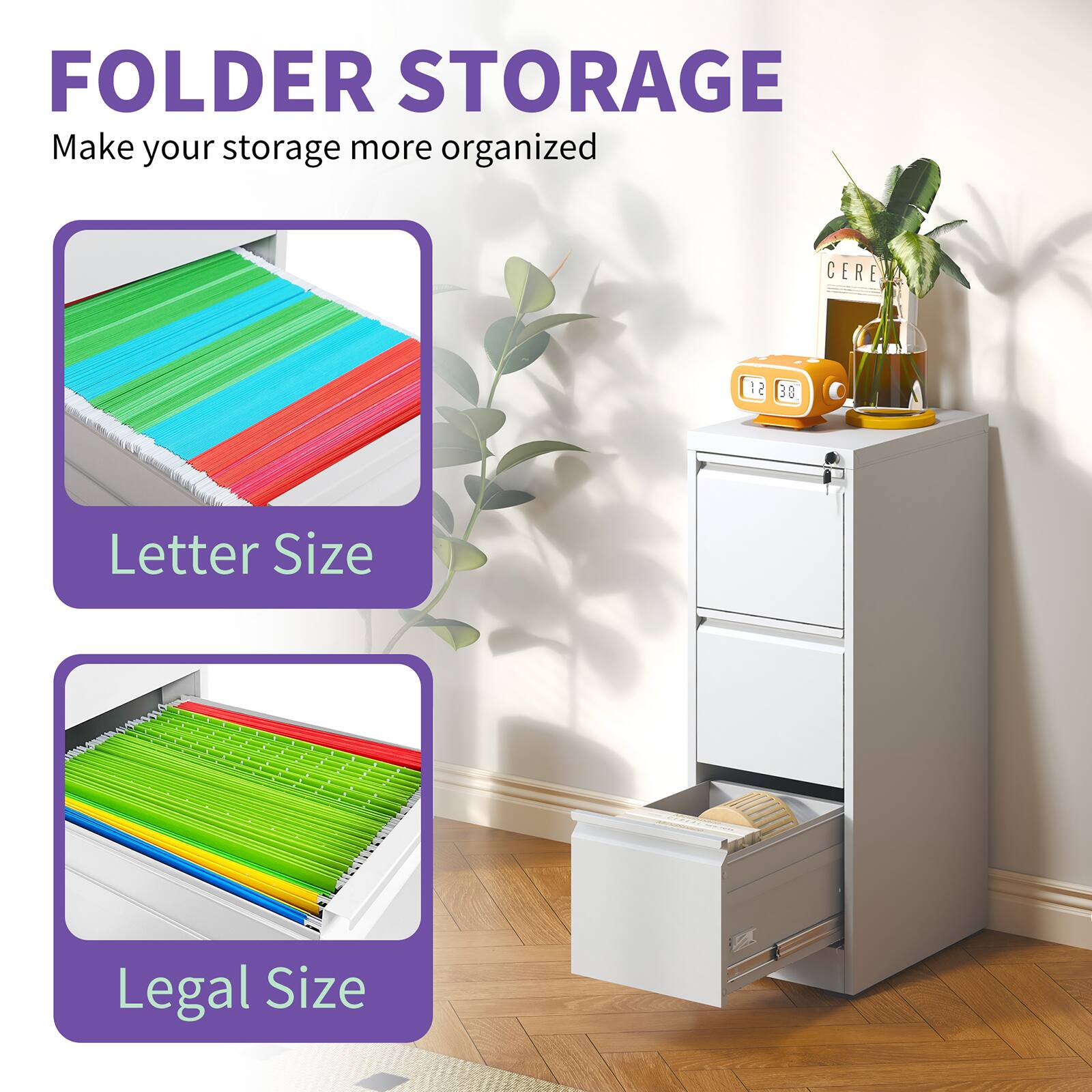 FOLDER STORAGE  
Make your storage more organized  

Letter Size  

Legal Size