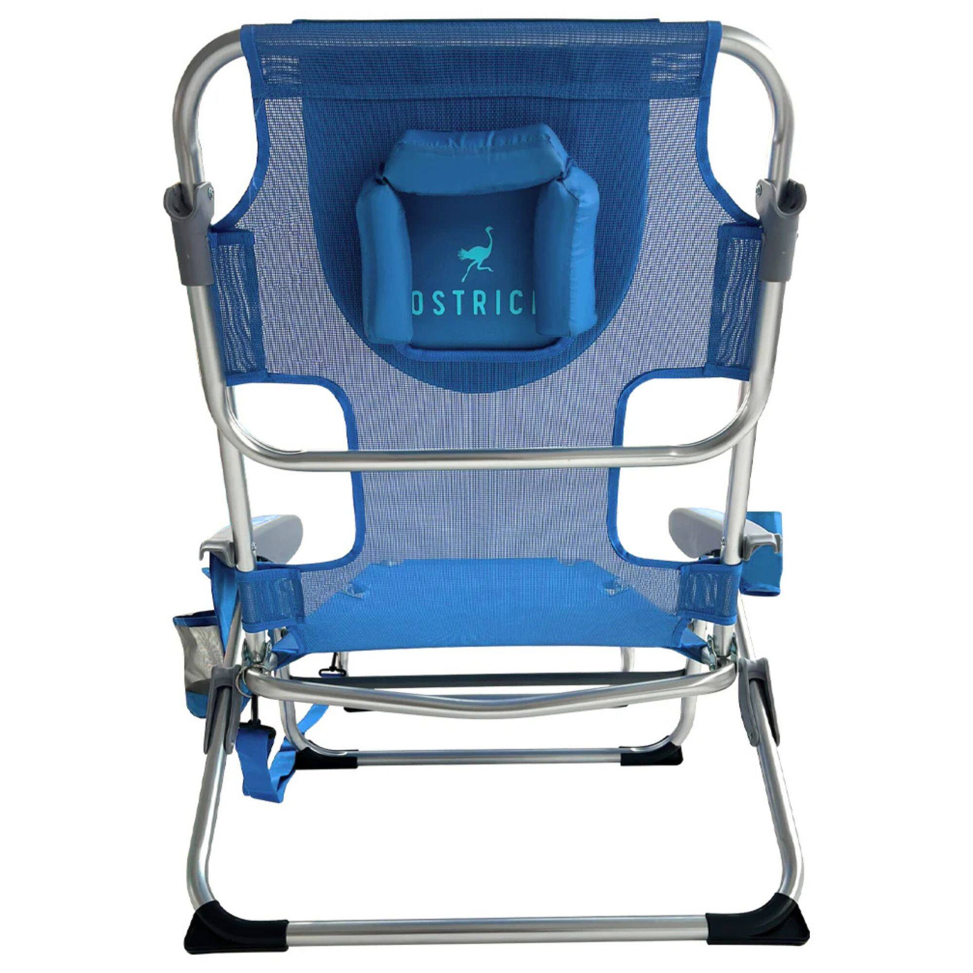 Alt View 8. Ostrich - Ostrich The Margate Chaise Lounge, Facedown Beach Pool Tanning Chair, Blue - Blue.