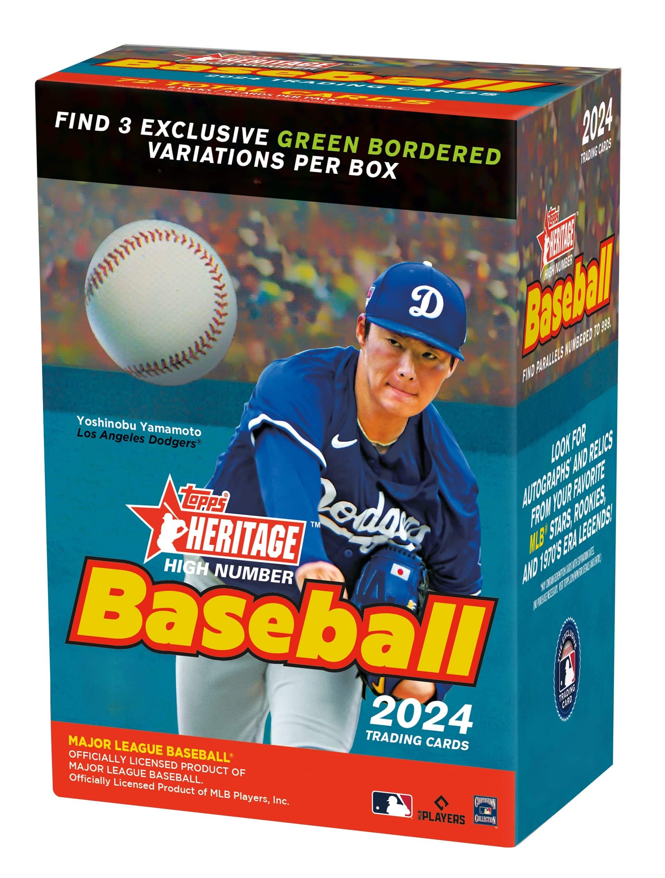 2024 Topps Heritage High Number Baseball Blaster Box